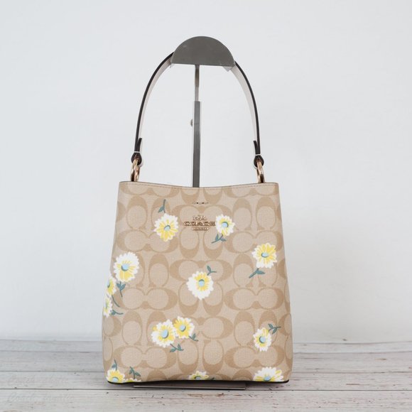 NWT Coach Small Town Bucket Bag with Daisy Print - Picture 4 of 12